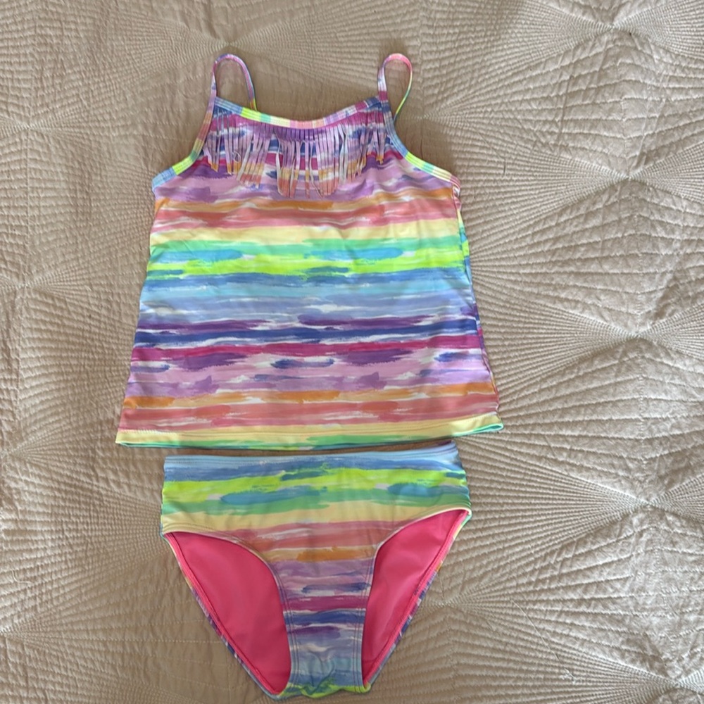 Like new two piece swimsuit size 10
